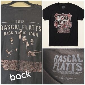 Rascal Flatts 2018 Back To Us Tour Two Sided T-Shirt Men's Large - Country Music